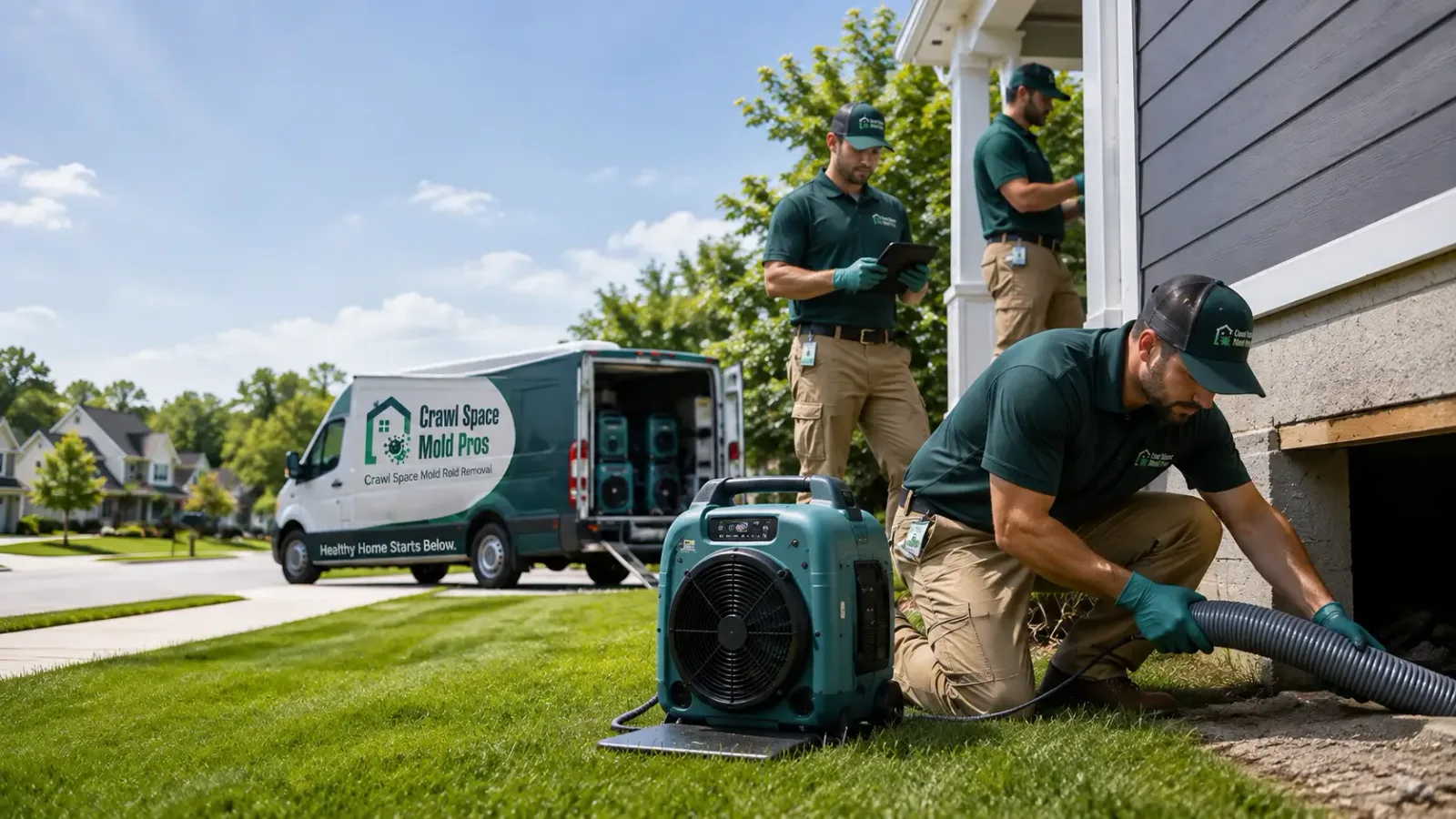 Crawl Space Mold Removal in Ocean View, NJ